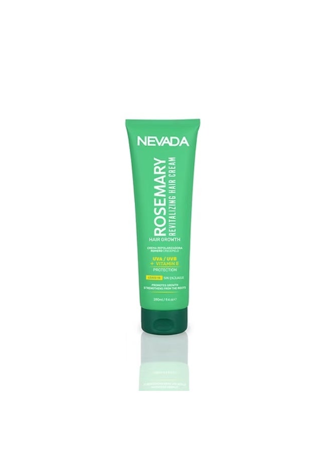 NEVADA 3in1 Nevada Keratin Anti-Hair Loss RoseMary Revitalizing Hair Cream UVA/UVS+VitaminE 280x3ml - Image 3